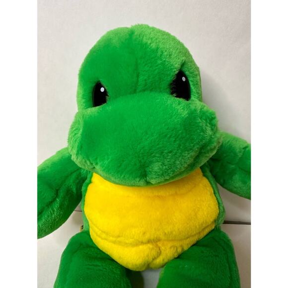 Vintage Build A Bear Turtle Plush WITH SHELL. Removeable Backpack Shell w/pocket - Picture 2 of 6